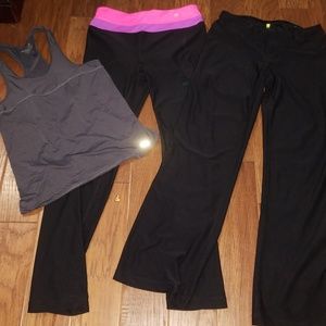 Xersion medium workout  pants and medium shirt inc